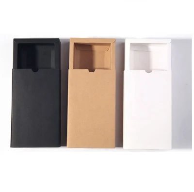 Novos produtos de popularidade gaveta slide estilo caixa de presente de papel caixa de embalagem
