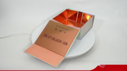 Personalizado China atacado luxo preto impresso personalizado rígido dobrável papelão embalagem caixa de presente com magnético